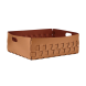 Корзинка COLOMBO DESIGN ADJ 1049.09/30 настольная напольная цвет коньяк/бордо
