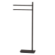 Стойка COLOMBO DESIGN SQUARE B9901.NM напольная с полотенцедержателем цвет черный матовый