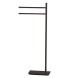 Стойка COLOMBO DESIGN SQUARE B9901.NM напольная с полотенцедержателем цвет черный матовый