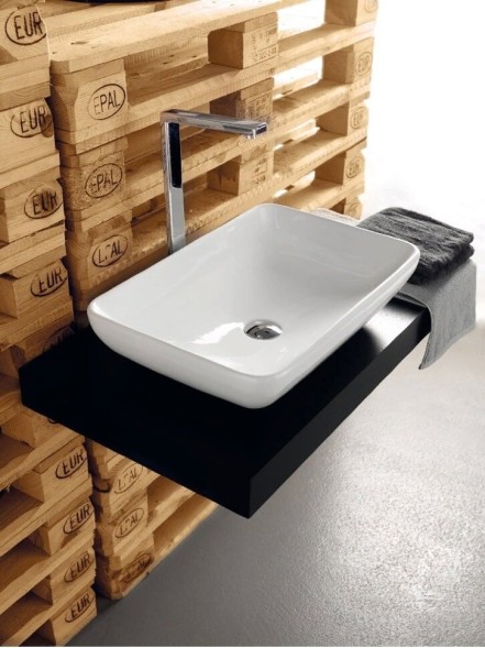 Раковина Artceram Tai накладная без отверстий цвет белый  COL009 03 00