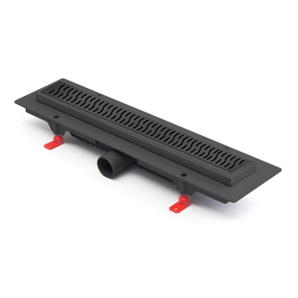 Paini Душевой лоток Harmony 450 мм, черный матовый