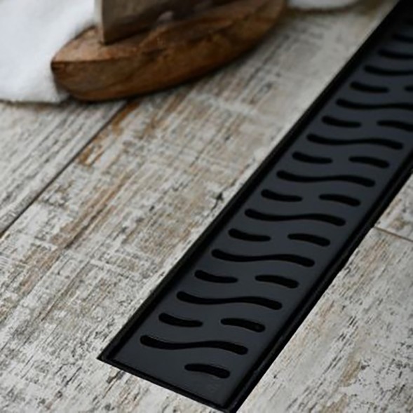 Paini Душевой лоток Harmony 450 мм, черный матовый