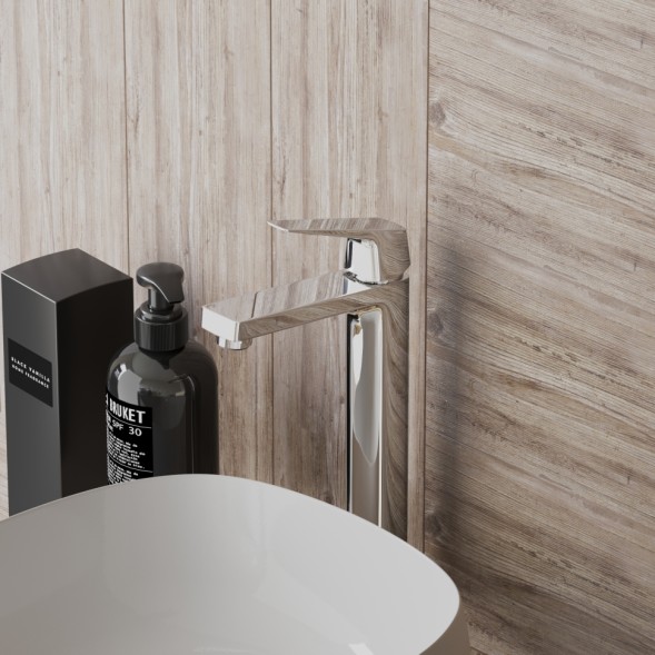 Paini RTCR205LL Смеситель для раковины Бари высокий, хром