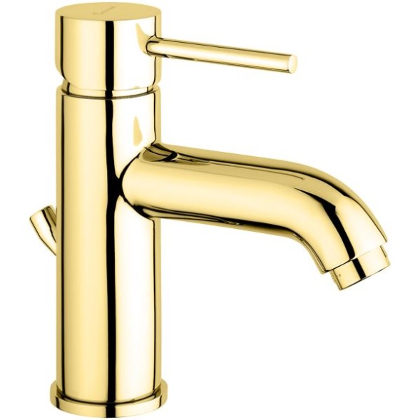 Emmevi Piper, однорычажный смеситель для раковины с донным клапаном, цвет золото 45003/OR
