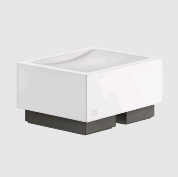 Gessi Мыльница, Rettangolo, шгв 105*85*56.5, цвет белый#брашированная бронза  20825#726