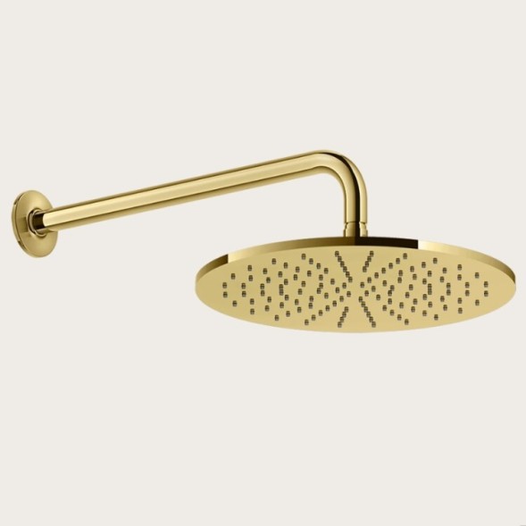 Gessi Верхний душ, Anello, 250*250, цвет брашированный никель 63348#149