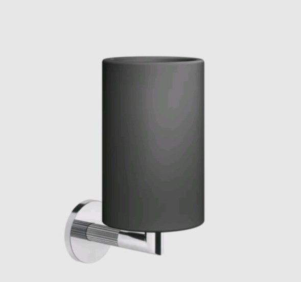 Gessi Стакан, Ingranaggio, шгв 75*107*171, цвет чёрный#хром  63808#031