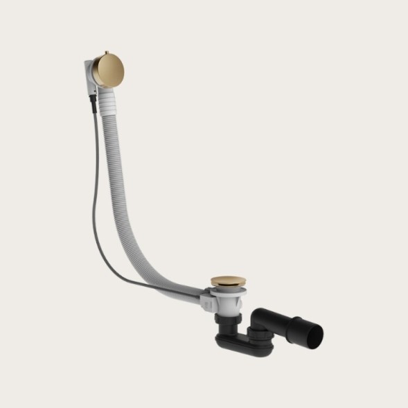 Gessi Слив перелив, Technical Accessories, длина троса, мм 700, цвет Старинная латунь  01452#713