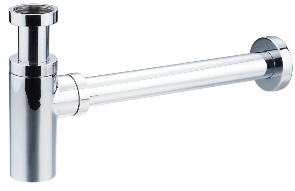 AQG, круглый сифон MINIMALISTA 1”1/4 из латуни, цвет хром