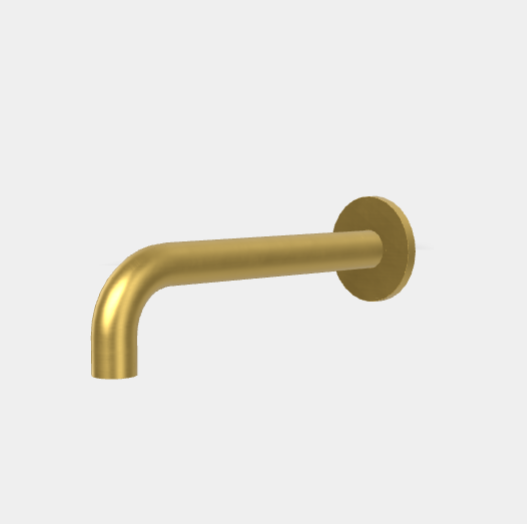 Излив, Fima Carlo Frattini, Shower accessories, цвет-брашированное золотоF2929OS