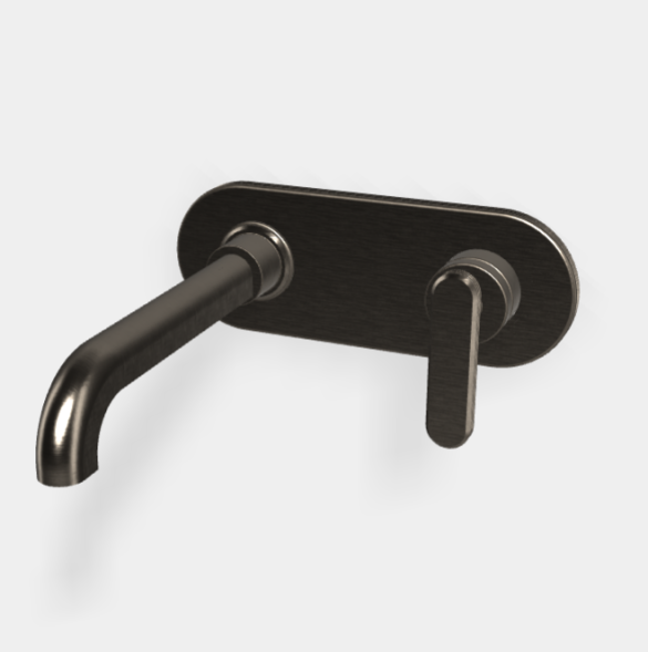 Смеситель для раковины, Fima Carlo Frattini, Park Lane, цвет-хром черный брашированный F1301WLX5CS