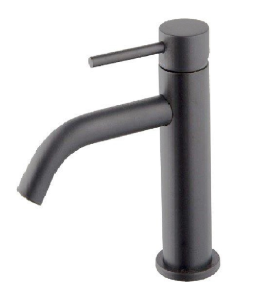 Смеситель для раковины, Fima Carlo Frattini, Spillo Up, цвет-брашированный черный хром F3031LXSCS