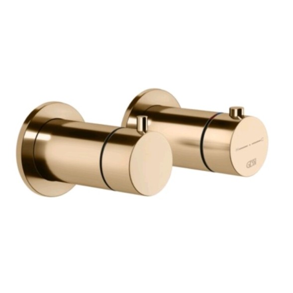 Gessi Смеситель для душа, Anello, на 2 потребителя, цвет бронза теплая 63333#735