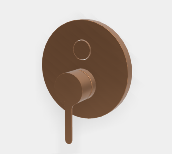 Смеситель для душа, Fima Carlo Frattini, Snap, цвет-брашированная янтарная бронза F3119E2ZS