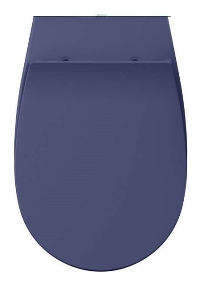 Сиденье для унитаза ISVEA Sentimenti Neo D40 ШГ 367*440 цвет синий матовый 40D40544I-S