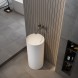 Vincea Раковина Солид Серфейс (Solid Surface)  VBS-6SP01MW, 400*400*850, напольная, цвет белый матовый