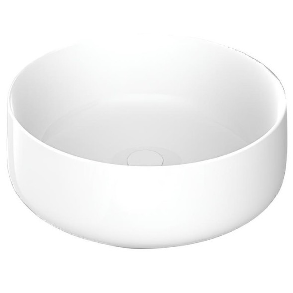 Раковина Artceram Cognac Quadro накладная без отверстий  цвет белый матовый COL004 05 00