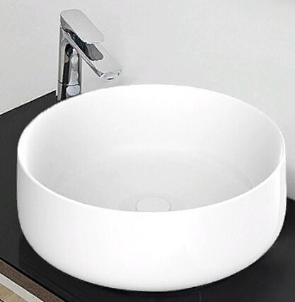 Раковина Artceram Cognac Quadro накладная без отверстий  цвет белый матовый COL004 05 00