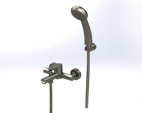 Paini 99PW105 Смеситель для ванны Верона с душ. к-том, сатин