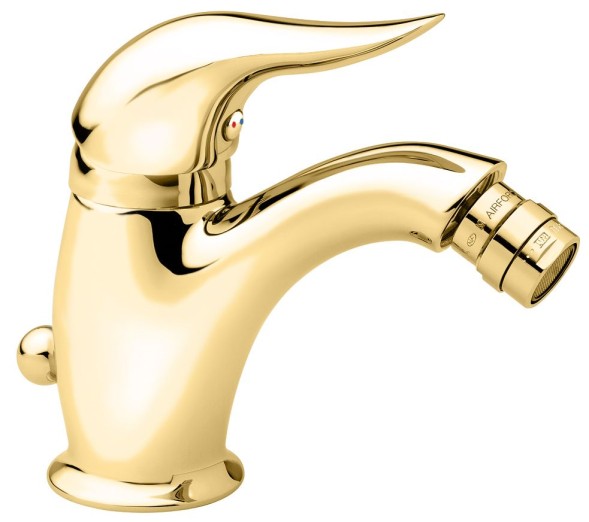 Emmevi Duka, смеситель с донным клапаном для биде, цвет золото 44004/OR