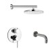 Paini Комплект на 2 потребителя Cox , для ванны с верхним душем, хром