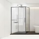 Vincea Душевой уголок Слим Софт (Slim Soft) VSR-1SS9015CLGM, 1500*900, вороненая сталь, стекло прозрачное
