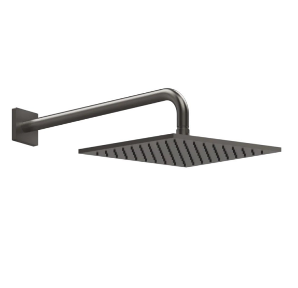 Gessi Верхний душ, Origini, 250*250, цвет  черный брашированный металл  66148#707