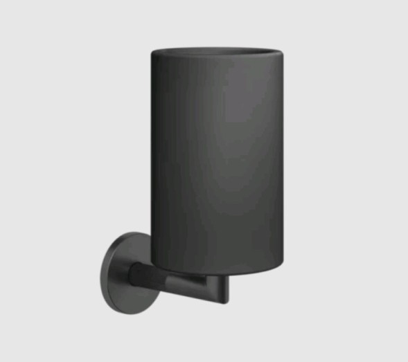 Gessi Стакан, Ingranaggio, шгв 75*107*171, цвет черный#черный брашированный металл  63808#707