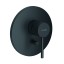 Смеситель KLUDI BOZZ BLACK 386503976 для ванны и душа встраиваемый внешняя часть с переключателем воды