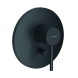 Смеситель KLUDI BOZZ BLACK 386503976 для ванны и душа встраиваемый внешняя часть с переключателем воды