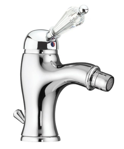 Fiore Imperiale Sky, однорычажный смеситель для биде h18.2 см, c донным клапаном, цвет бронза - Swarovski