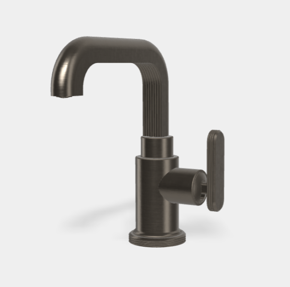 Смеситель для раковины, Fima Carlo Frattini, Park Lane, цвет-хром черный брашированный F1321CS