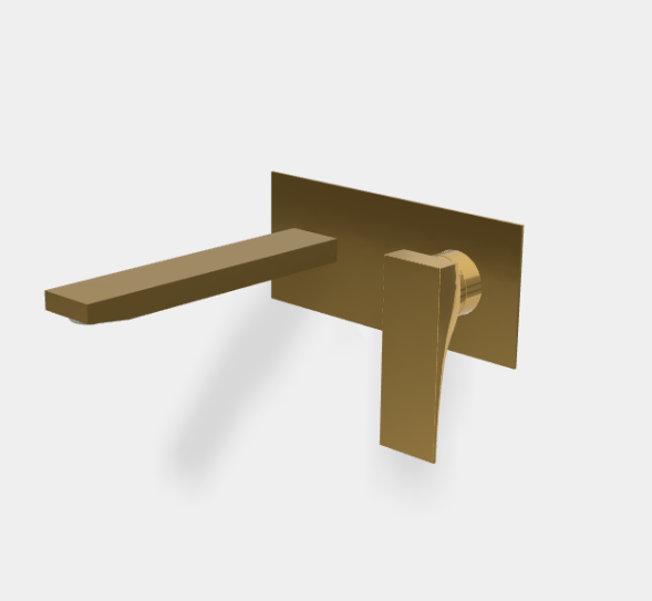 Смеситель для раковины, Fima Carlo Frattini, Zeta, цвет-золото F3971WLX5OR