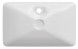 Раковина ISVEA SistemaY Clear накладная ШГВ 644*395*125 отверстия для смесителя 1 цвет белый матовый 10SY50065-2L