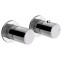 Gessi Смеситель для душа, Habito Unito, на 2 потребителя, цвет хром 70034#031