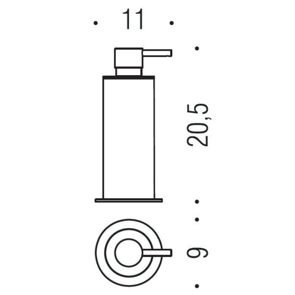 Дозатор COLOMBO DESIGN PLUS W4980XL настольный 0,5 л цвет хром