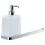Полотенцедержатель с дозатором COLOMBO DESIGN TIME W4274 настенный цвет хром