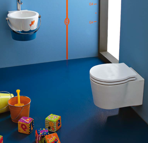 Унитаз Scarabeo BUCKET подвесной детский цвет белый 8815