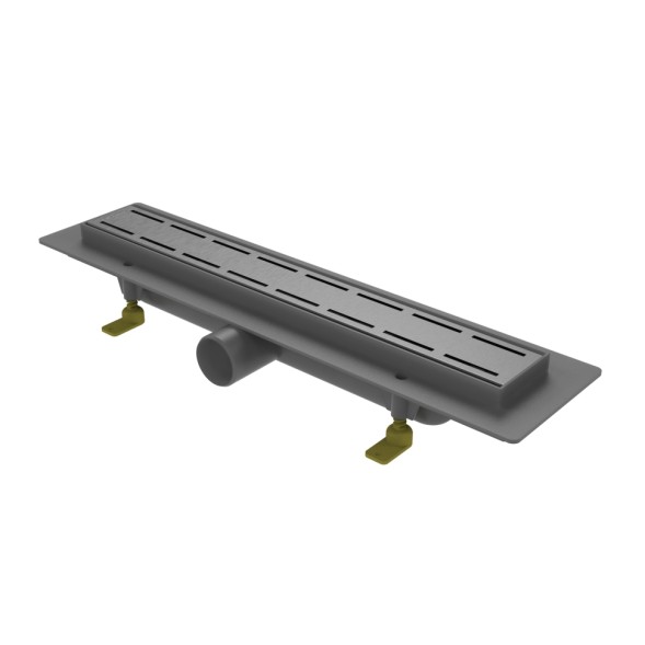 Paini Душевой лоток Line 450 мм D40, черный матовый