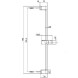 Душевой гарнитур BOSSINI SYNCRONIA DE8008T.030 цвет хром