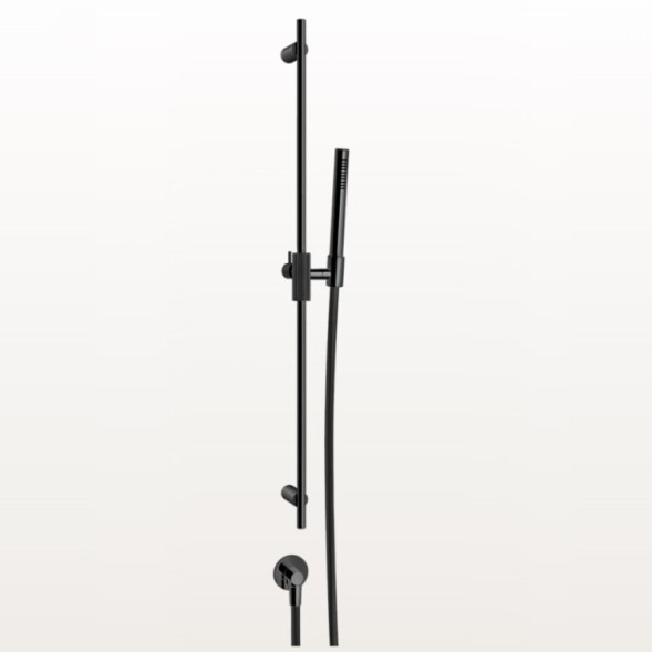 Gessi Душевой гарнитур, Ingranaggio, 23, цвет черный металл  63582#706