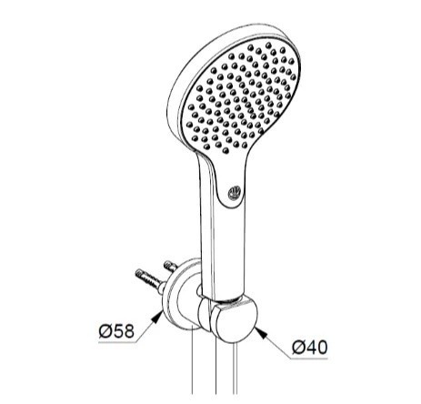 Душевой гарнитур KLUDI DIVE 6985005-00