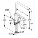Смеситель KLUDI L-INE 428160577 для кухни