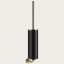Gessi Ёршик, VENTI20, шгв 76*115*481, цвет колбы черный, цвет латунь  65420#710