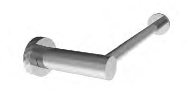 Бумагодержатель, Fima Carlo Frattini, Accessori, G COLLECTION, шгв 185*84*40, цвет-черный матовый