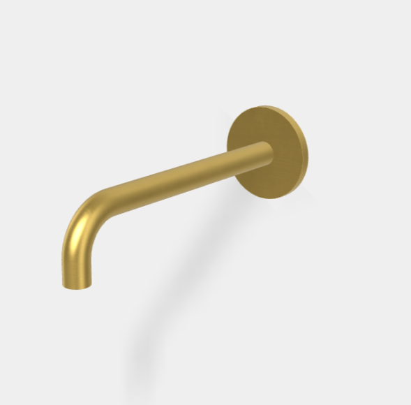 Излив, Fima Carlo Frattini, Shower accessories, цвет-брашированное золотоF6919OS