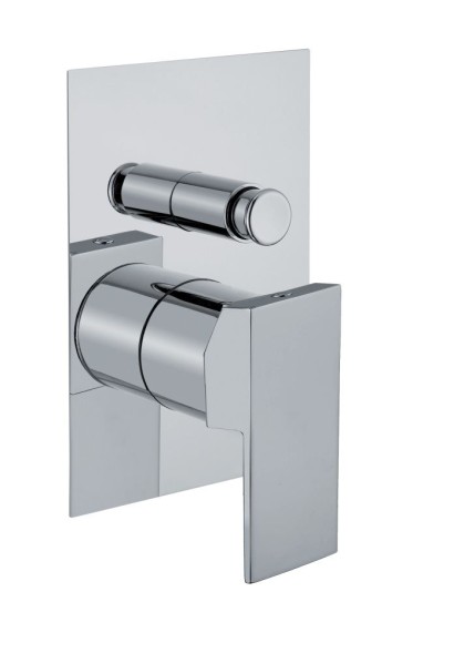 Fiore Kube, встраиваемый в стену однорычажный смеситель для душа на 2 выхода, цвет золото