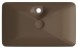 Раковина ISVEA SistemaY Clear накладная ШГВ 644*395*125 отверстия для смесителя 1 цвет коричневый матовый 10SY50065-2H
