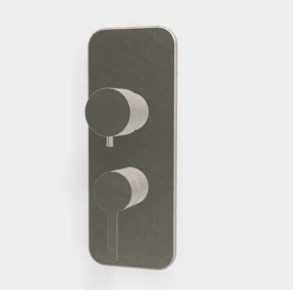 Смеситель для душа, Fima Carlo Frattini, Snap, цвет-брашированный никель F3119X6SN