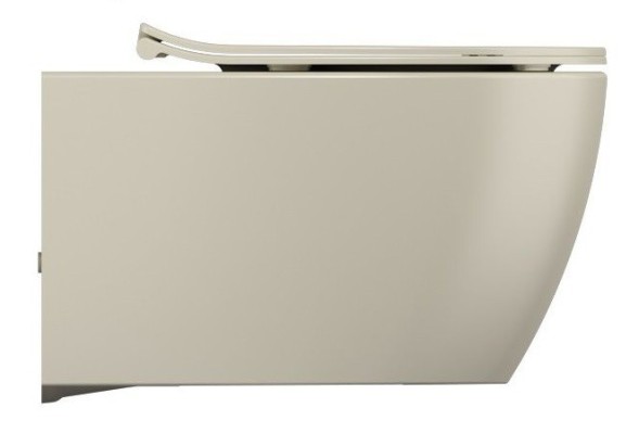 Унитаз ISVEA Sentimenti Neo Vortex (смыв торнадо), подвесной ШГВ 363*510*400 цвет слоновая кость матовый 10AR02013-2K